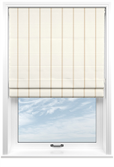 The British Stripe Co. Victoria, Dover No.1 - Twist&Fit Roman Blind